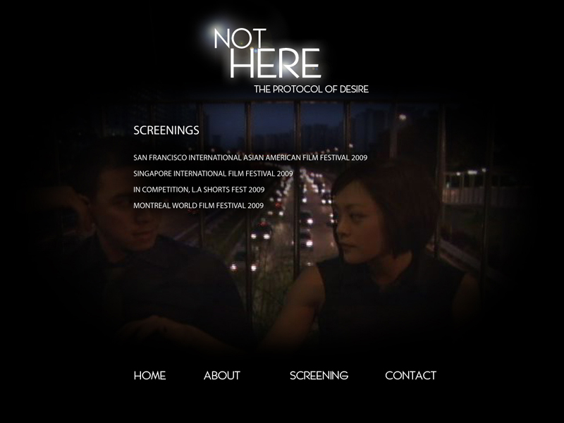 Not Here Screening Schedule